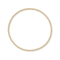 Armband | Gold Filled 14K | Kralen Goud | 2mm | 17,5cm