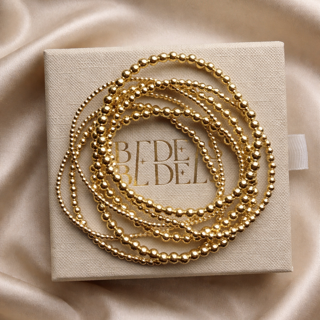 Armband | Gold Filled 14K | Kralen Goud | 3mm | 17,5cm