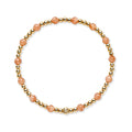 Armband | Gold Filled 14K | Zonnesteen & Goud | 3/4mm | 17,5cm