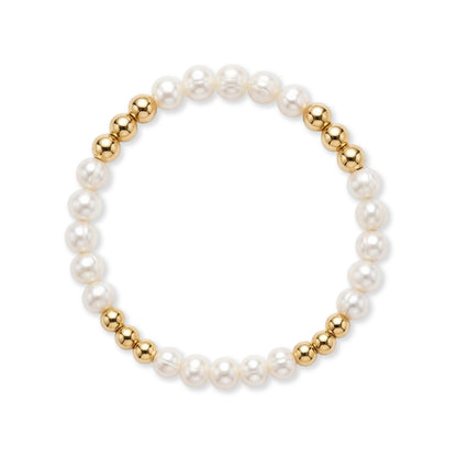 Armband Zoetwaterparels | Gold Filled 14K | 5/6-7mm | 17cm