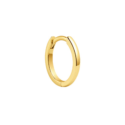 BELLA | Huggie hoop oorbel goud 12mm
