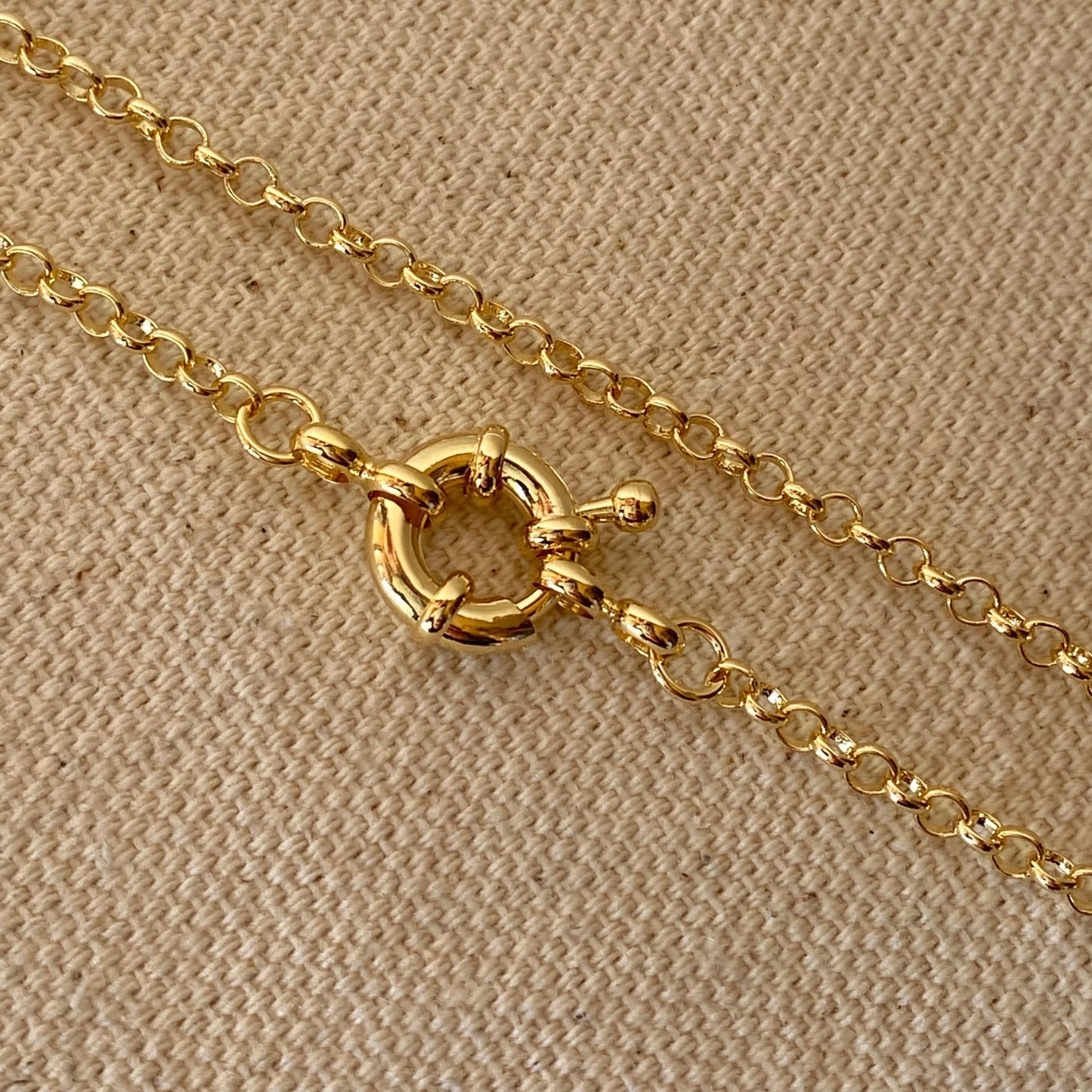 Ketting | Gold Filled 18K | Boeisluiting