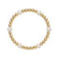 Armband Zoetwaterparels | Gold Filled 14K | 5/6mm | 17cm